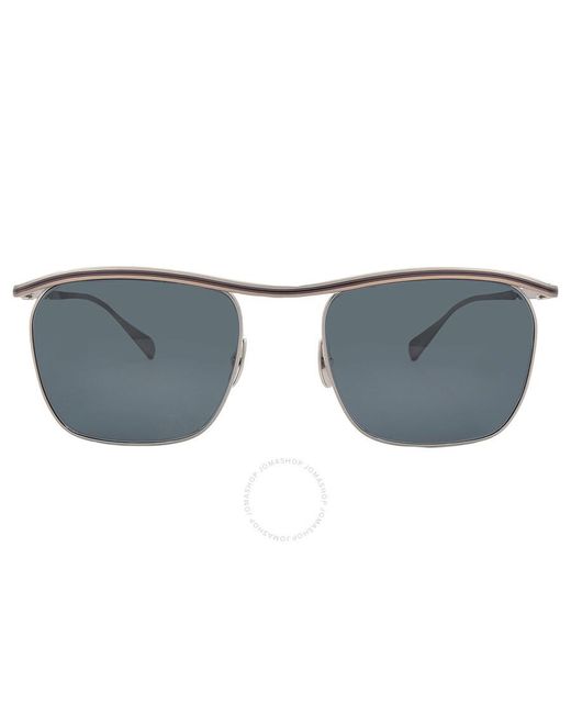 Mr. Leight Gray Owsley S G15 Irregular Sunglasses Ml4027 Plt/g15glss 53