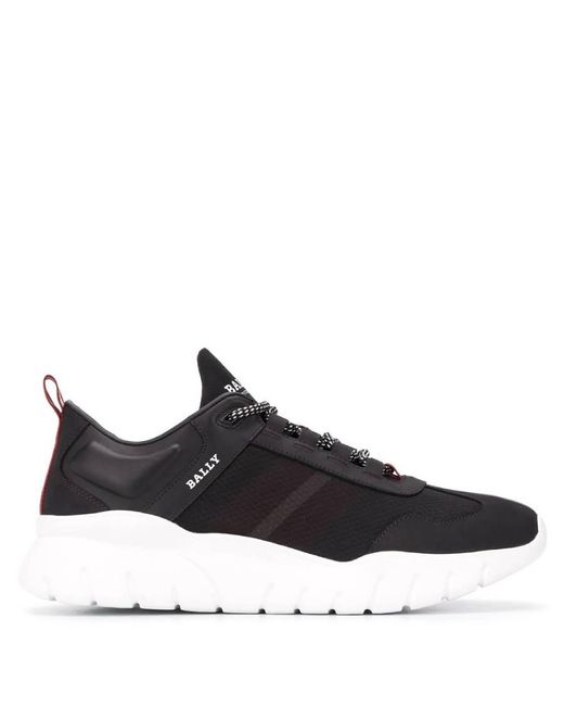 Bally Black Brody Nabuk Calf Leather Sneakers for men
