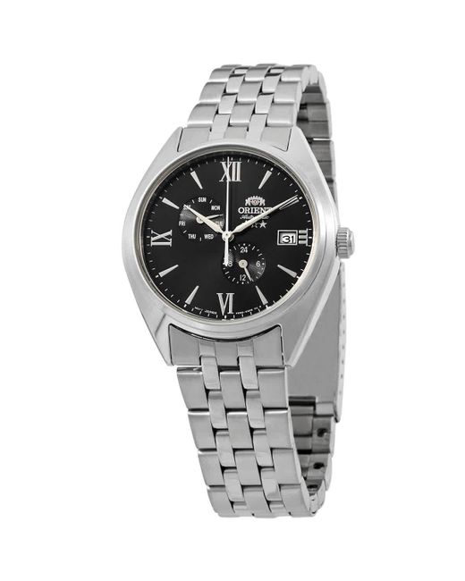 Orient Metallic Tri Star Automatic Dial Watch for men