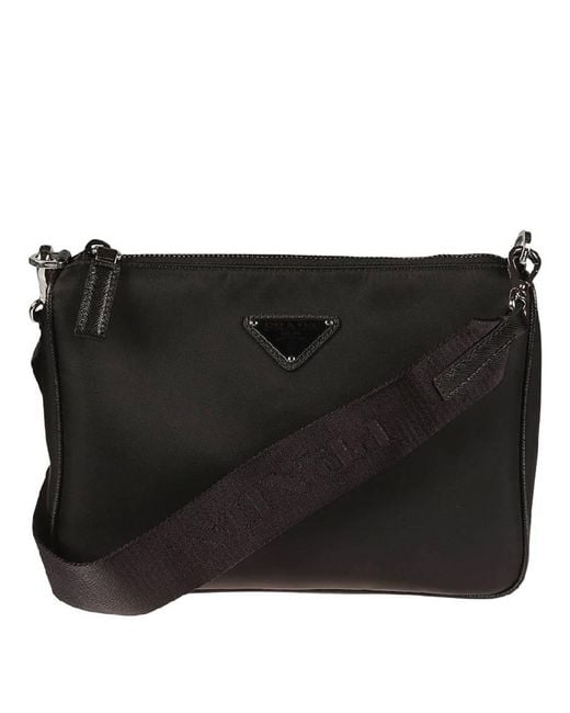 Prada Black Re-Nylon Shoulder Bag for men