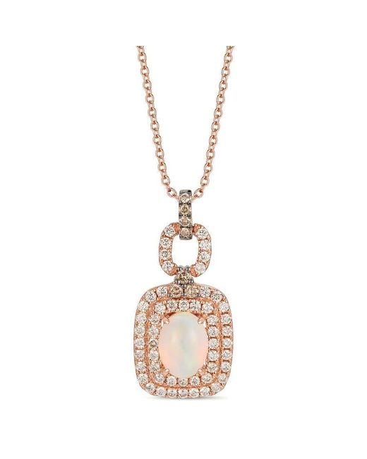 Le Vian Metallic Ladies Neopolitan Opal Necklaces Set