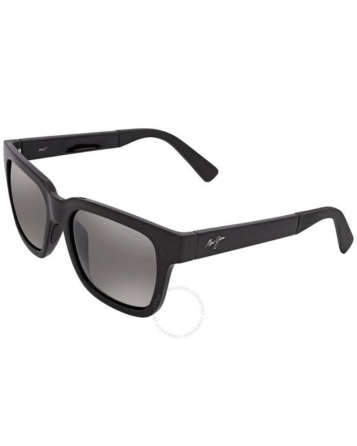Maui Jim Gray Mongoose Neutral Grey Square Sunglasses
