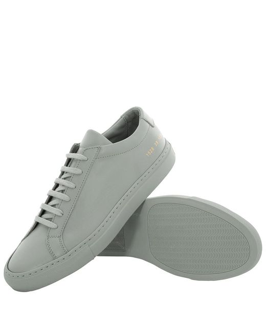 Common Projects Green Vintage Original Achilles Low Top Sneakers for men