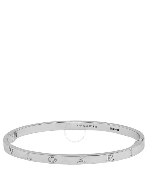 BVLGARI White B.Zero1 Essential 18 Kt Bangle Bracelet