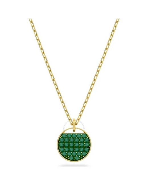 Swarovski Metallic Tone Plated Sublima Pendant Necklace