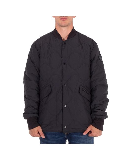 Canada Goose Blue Boswell Reversible Quilted Bomber Jacket for men