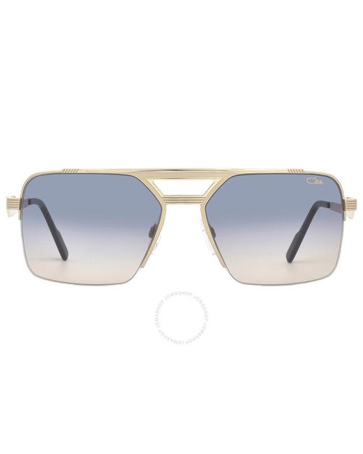 Cazal Blue Gradient Navigator Sunglasses 9102 003 61