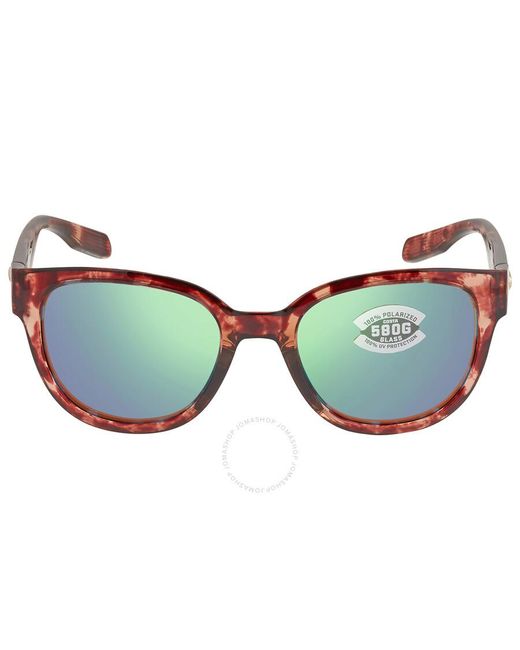 Costa Del Mar Blue Cta Del Mar Salina Green Mirror Polarized Glass Sunglasses  905104 53
