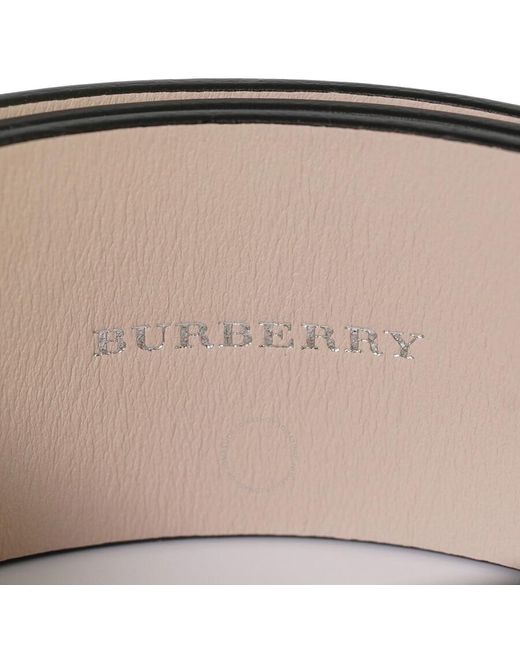 Burberry Gray The Medium Belt Bag Grainy Leather Belt- Chalk