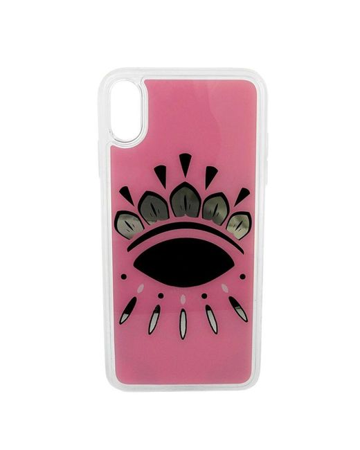 KENZO Pink Begonia Iphone X Xs Liquid Eye Case