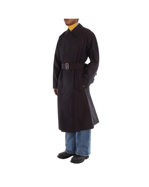 Burberry Black Zam Single-Breasted Trench Coat, Brand Size 50 Us for men