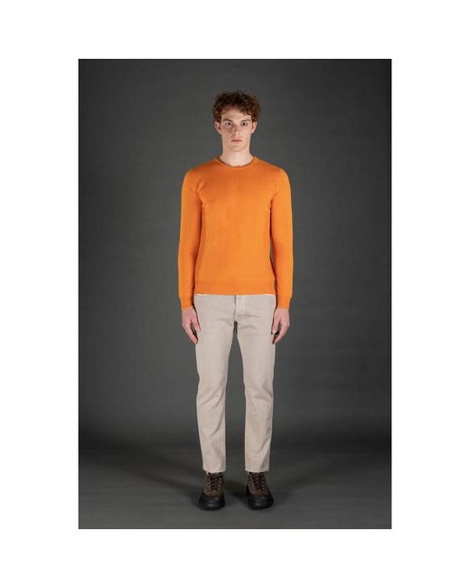 Moorer Black Bright Crewneck Sweater for men