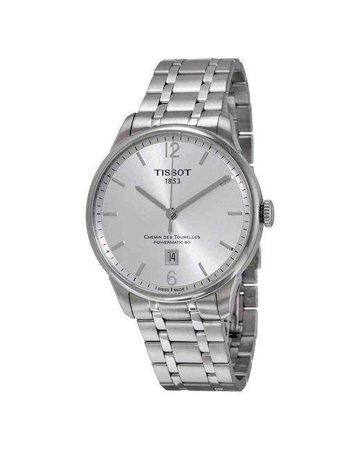Tissot Metallic T-classic Chemin Des Tourelles Automatic Watch T0994071103700 for men