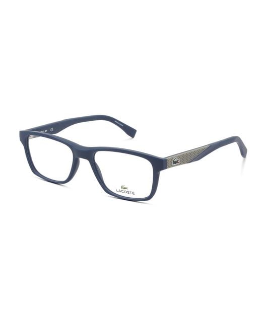 Lacoste Blue Rectangular Eyeglass Frames L286242454