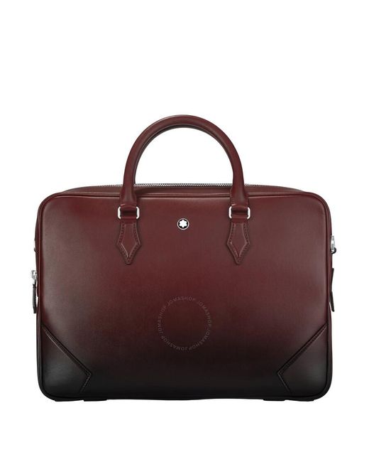 Montblanc Red Meisterstuck Leather Document Case