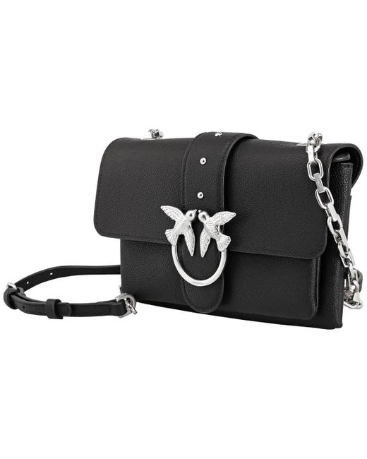 Pinko Simply Love Mini Crsbody Bag in Black Lyst UK
