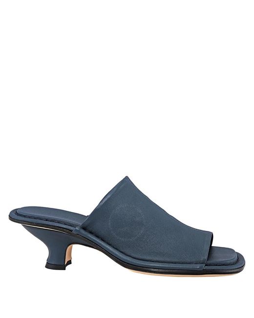 By Far Blue Frankie Cobalto Leather Heeled S