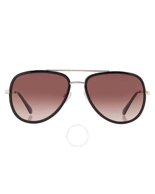 Guess Factory Brown Smoke Gradient Pilot Sunglasses Gf0417 01b 59