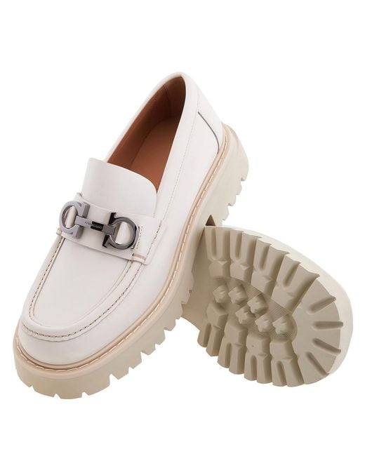 Ferragamo Natural Florian Gancini Ornament Mocassin for men