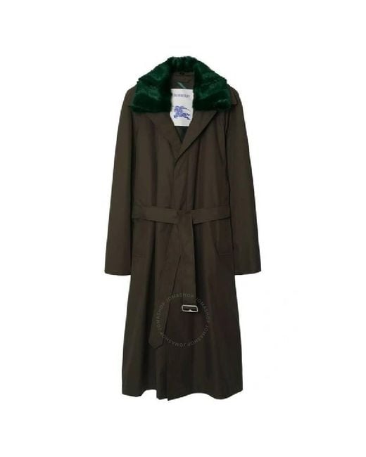 Burberry Black Otter Short Lambeth Car Coat, Brand Size 48 (Us for men