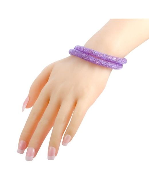 Swarovski Purple Stardust Mauve Double Bracelet 5120044