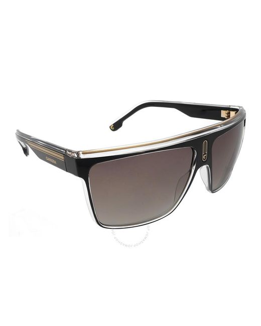 Carrera Brown Shaded Browline Sunglasses 22/n 02m2/ha 63 for men