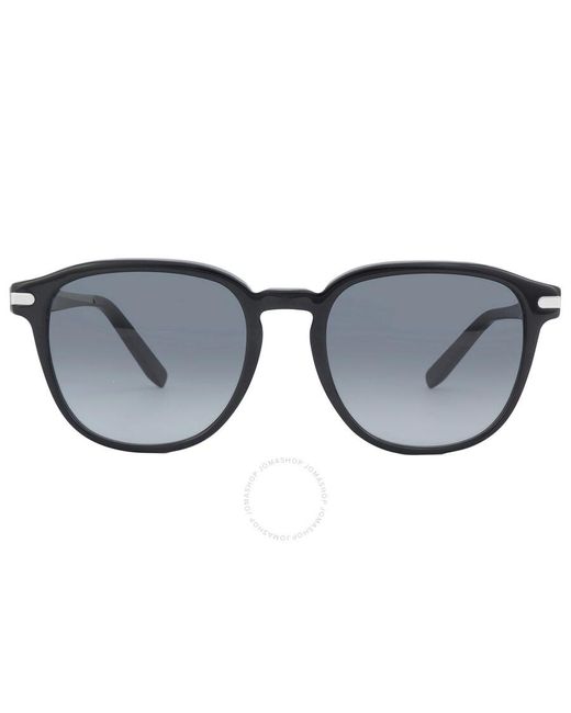 Ferragamo Gray Gradient Square Sunglasses Sf993s 001 53 for men