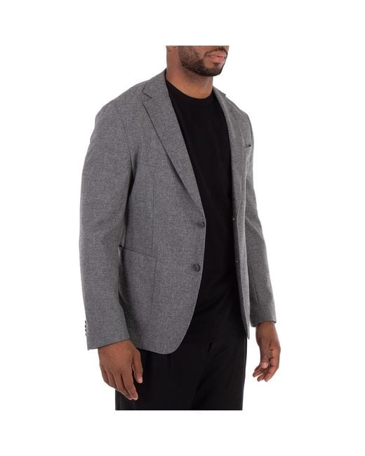 Boss Black Single-Breasted Slim-Fit Jacket, Brand Size 50 (Us for men