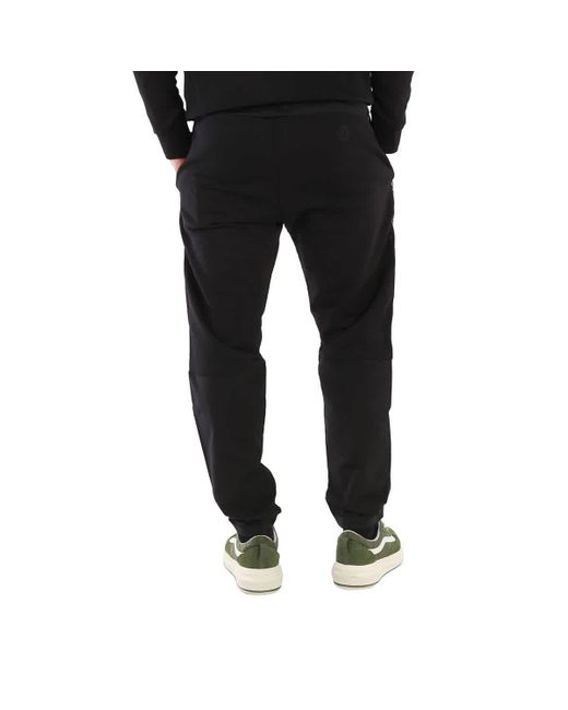 Moncler Black Logo-patch Sweatpants for men