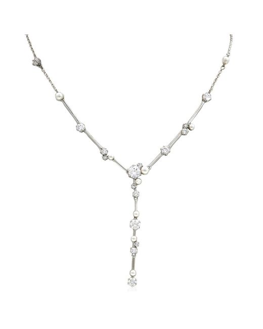 Swarovski Metallic Constella Y Necklace