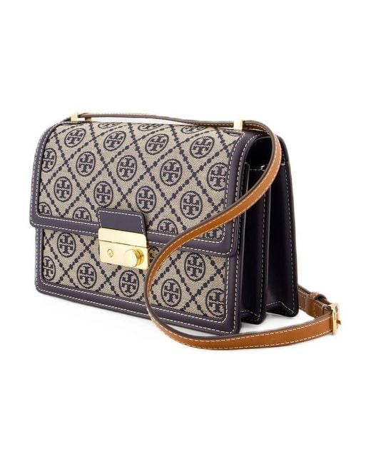 Tory Burch Metallic T Monogram Shoulder Bag