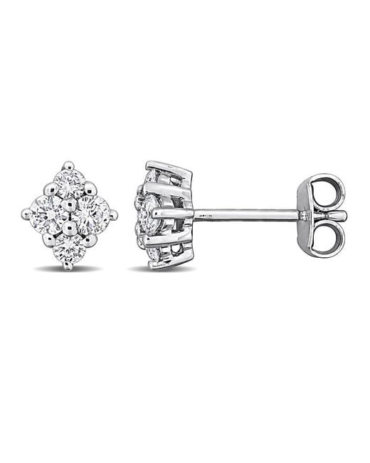 Created Forever Metallic 1/2 Ct Lab Grown Diamond Tw Fashion Post Earrings for men