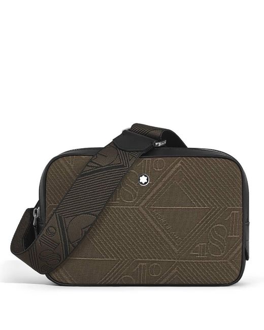 Montblanc Brown 4810 Jacquard Mini Crossbody for men