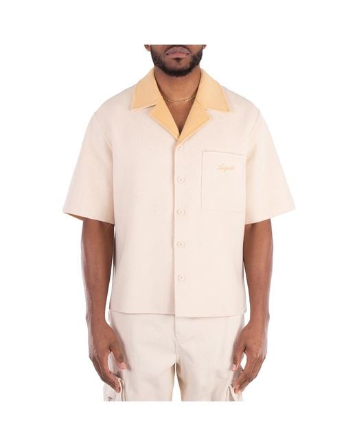 Axel Arigato White Double-Faced Wool-Blend Holiday Shirt for men