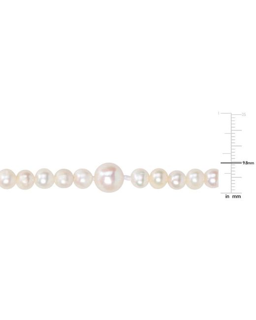 Amour Metallic 5-6Mm & 8-8.5Mm Freshwater Cultured Pearl Endless Necklace, 100 In