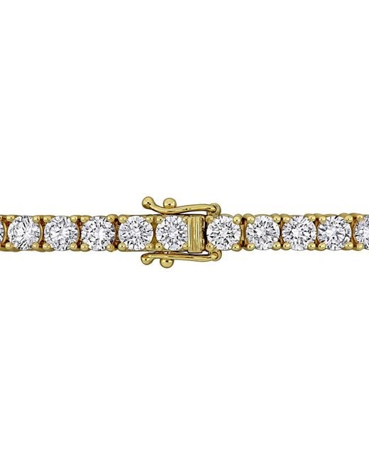 Created Forever Metallic 10 5/8Ct Tw Lab-Grown Diamond Tennis Bracelet