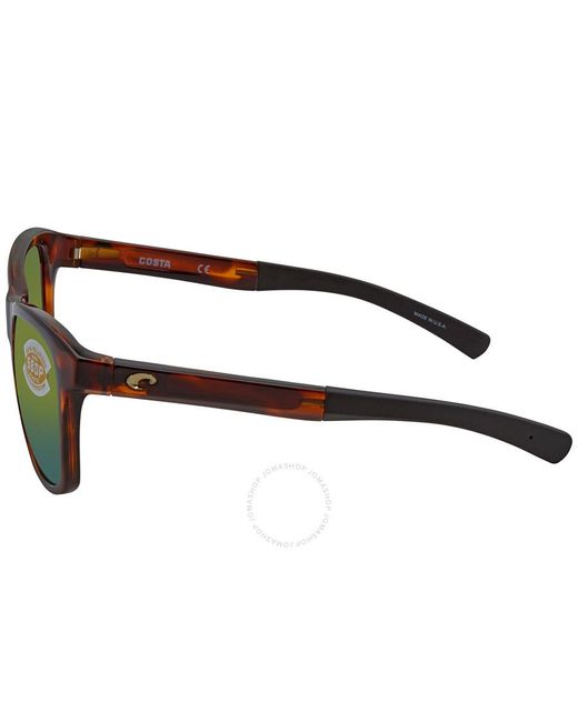 Costa Del Mar Vela Green Mirror Polarized Polycarbonate Sunglasses Vla 10 Ogmp 56