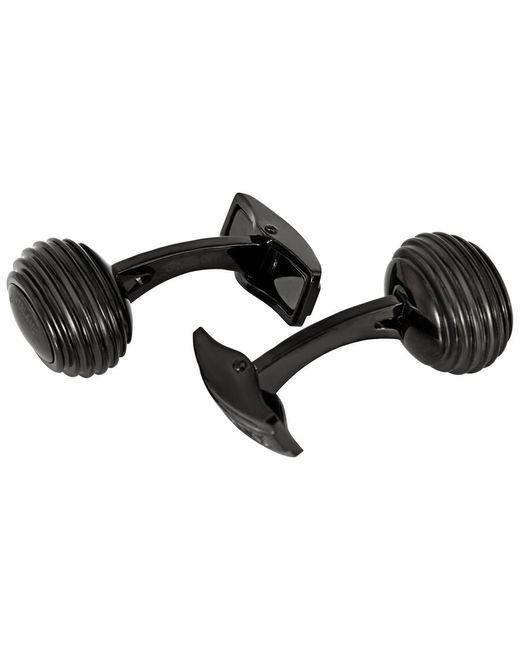 Montblanc Black Urban Speed Pvd Cuff Links for men