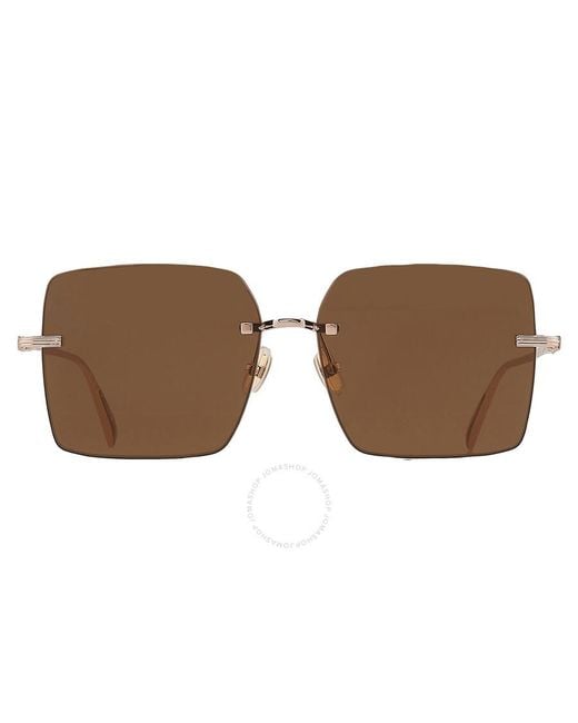Ferragamo Brown Square Sunglasses Sf311s 780 60