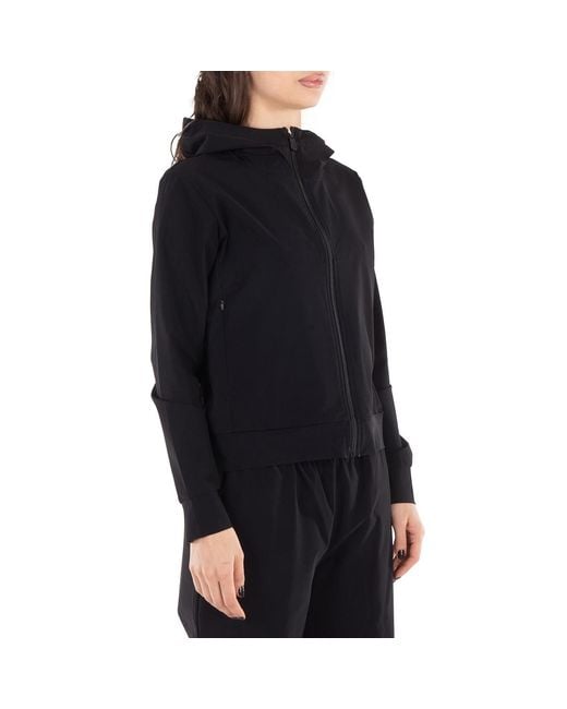Save The Duck Black Pear Zip Hooded Jacket, Brand Size 2