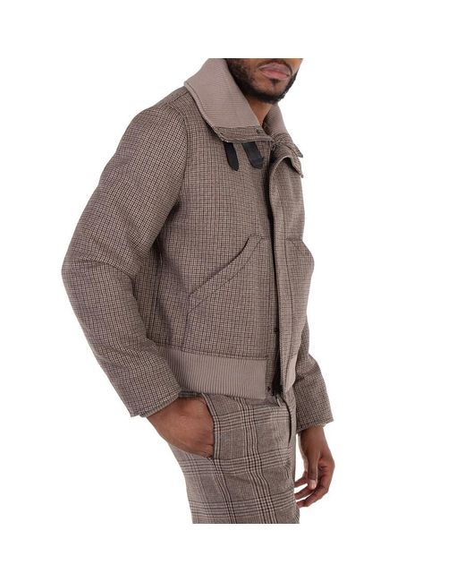 Emporio Armani Brown Long Sleeve Wool Jacket, Brand Size 50 (Us for men
