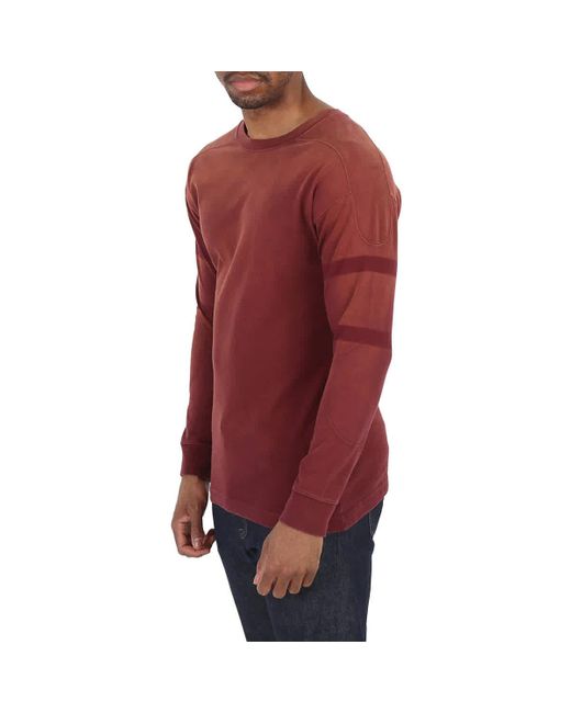 Maison Margiela Red Four-stitch Detail Sweatshirt for men
