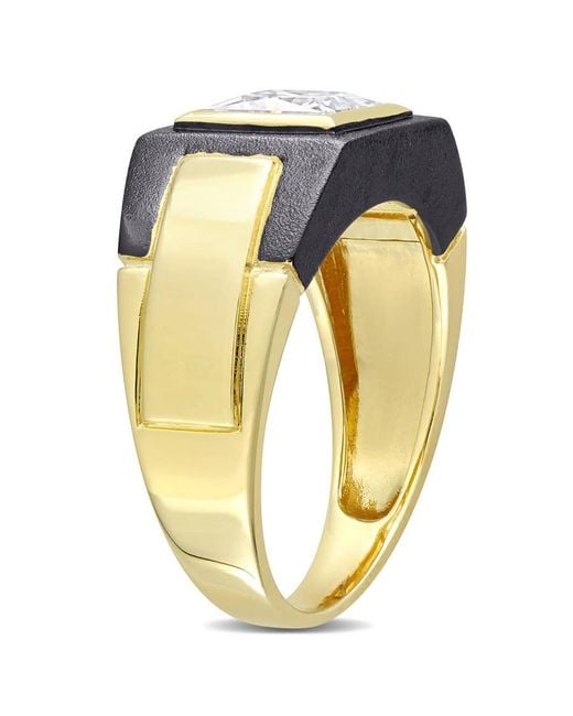 Amour Blue 2 Ct Tw Moissanite Solitaire Ring for men