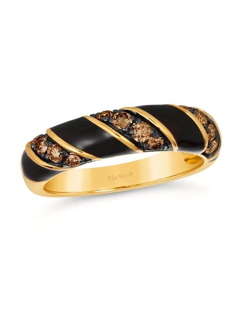 Le Vian Metallic Ladies Chocolate On Chocolate Rings Set
