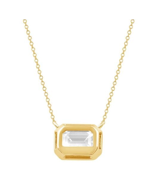 Brilliant Diamond Metallic 14Kt 1.00 Carat Lab Grown Diamond Pendant Necklace For