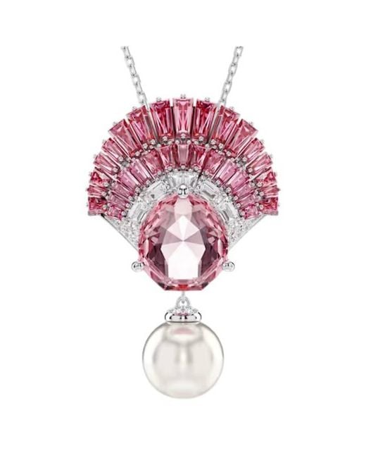 Swarovski Pink Idyllia Shell Pendant Necklace