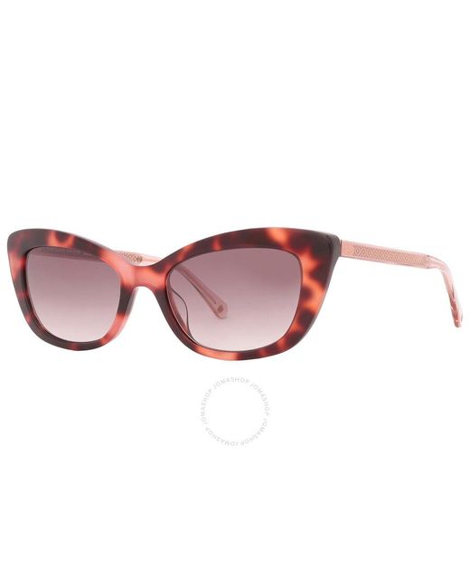 Kate Spade Pink Gradient Cat Eye Sunglasses Merida/g/s 0086/ha 54
