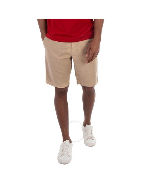 Tommy Hilfiger Natural Drawstring Chino Shorts, Waist for men