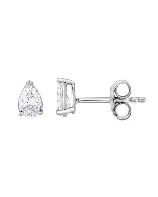 Brilliant Diamond Metallic Sterling 0.50 Carat Lab Grown Diamond Stud Earrings For for men