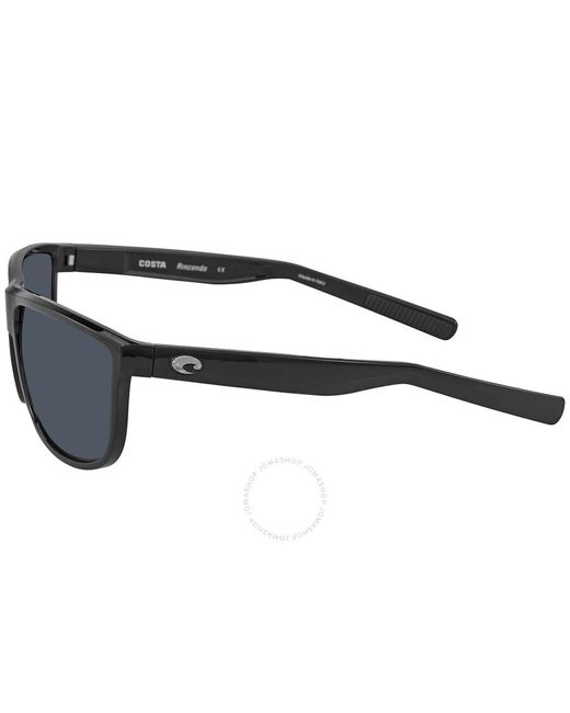 Costa Del Mar Blue Rincondo Grey Polarized Polycarbonate Sunglasses 6s9010 901003 61 for men